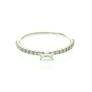 CARTIER Silver Diamond Ring